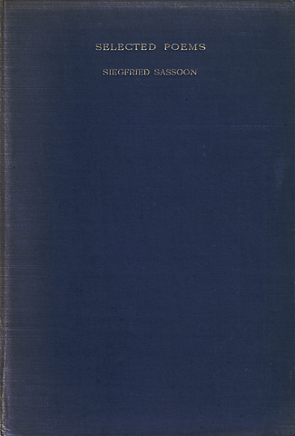 SASSOON, SIEGFRIED - Selected Poems