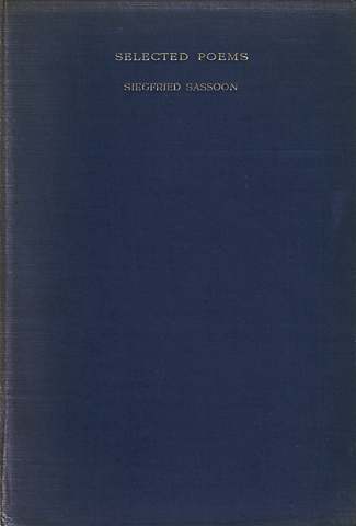 SASSOON, SIEGFRIED - Selected Poems