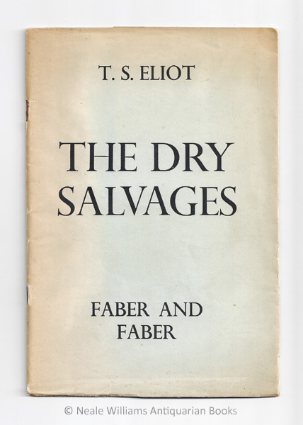 ELIOT, T.S. - The Dry Salvages
