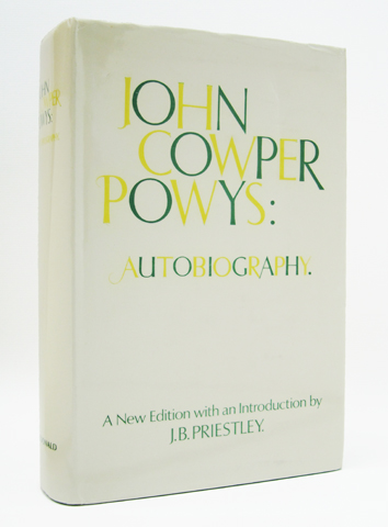 POWYS, JOHN COWPER - Autobiography